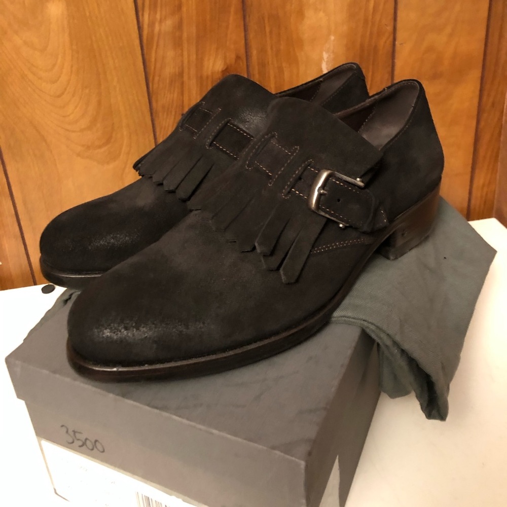 John Varvatos Lafayette Strap Shoes